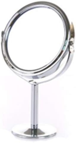 Bathroom Mirror Studio Desktop Makeup Mirror Dorm Room Desk Round Beauty Mirror 360 Double Sided 1X/2X Magnification Decorative Mirror Vanity Mirrors